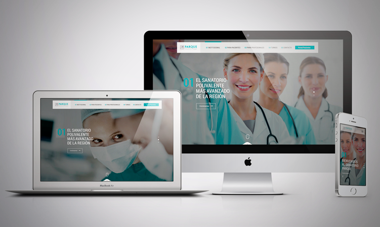 Sanatorio Parque presenta nueva web: Simple, intuitiva y en todos los dispositivos